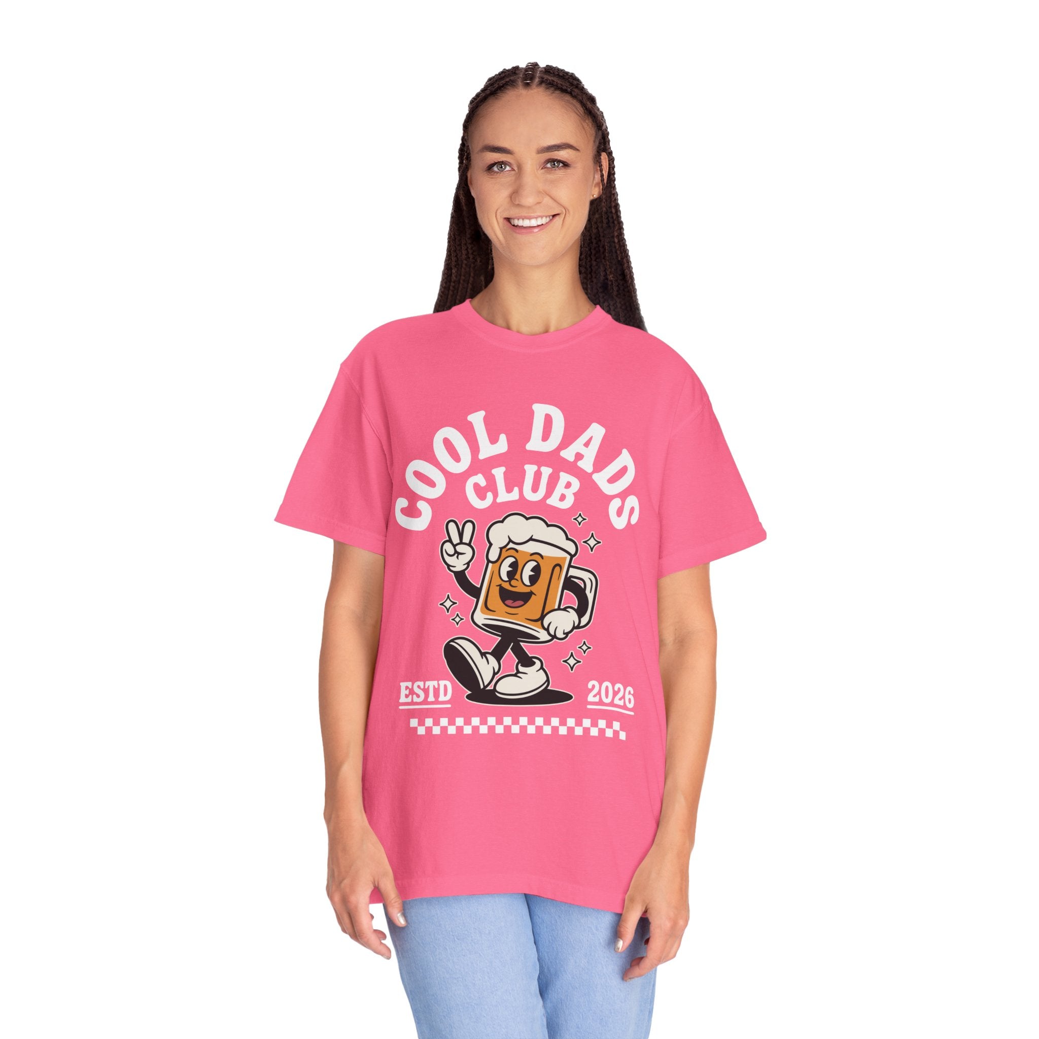 Funny New Dad Comfort Colors Shirt, Cool Dads Club Est 2026 Tee, First Time Dad Gift, Pregnancy Announcement Shirt for Fathers
