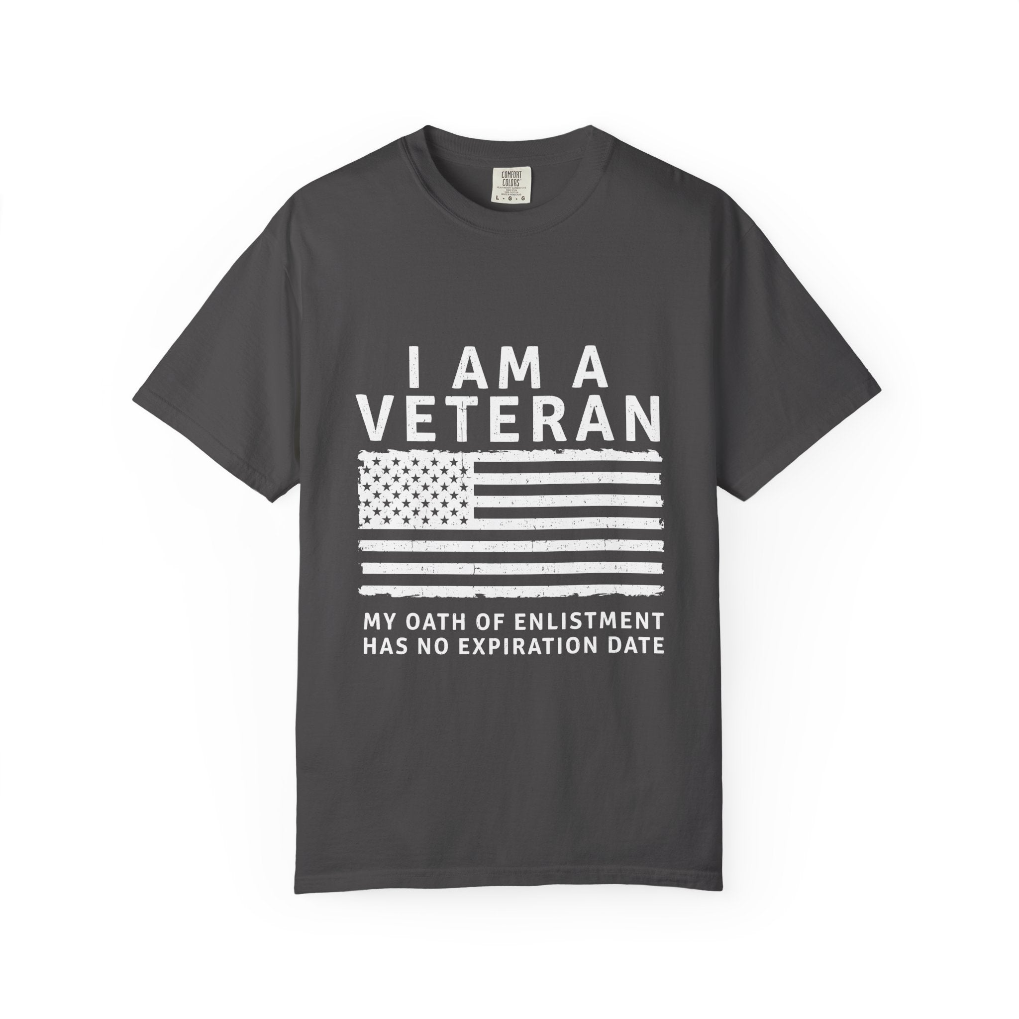 I Am a Veteran Shirt, My Oath Has No Expiration Date T-Shirt, Patriotic Military Gift, Veterans Day Tee for Retired Service Member