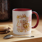 Baker Coffee Mug, Baking Lover Gift, Cute Baking Tools Mug, Pastry Chef Coffee Cup, Gift for Bakers, Kitchen Hobby Mug