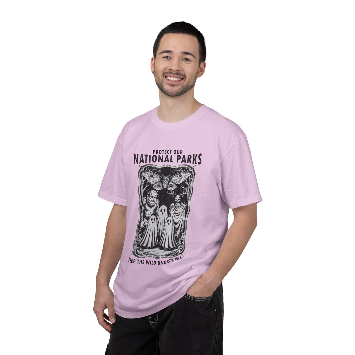 National Parks Gothic Comfort Colors Shirt, Protect Our National Parks Graphic Tee, Cryptid Nature Lover Shirt, Spooky Outdoor Apparel