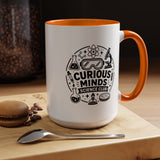 Science Club Mug, Curious Minds Coffee Cup, STEM Teacher Appreciation Gift, Chemistry Student Present, Classroom Science Lab Drinkware