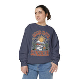 Good Days Sunshine Comfort Colors Sweatshirt, Retro Desert Landscape Crewneck, Positive Vibes Western Aesthetic Gift