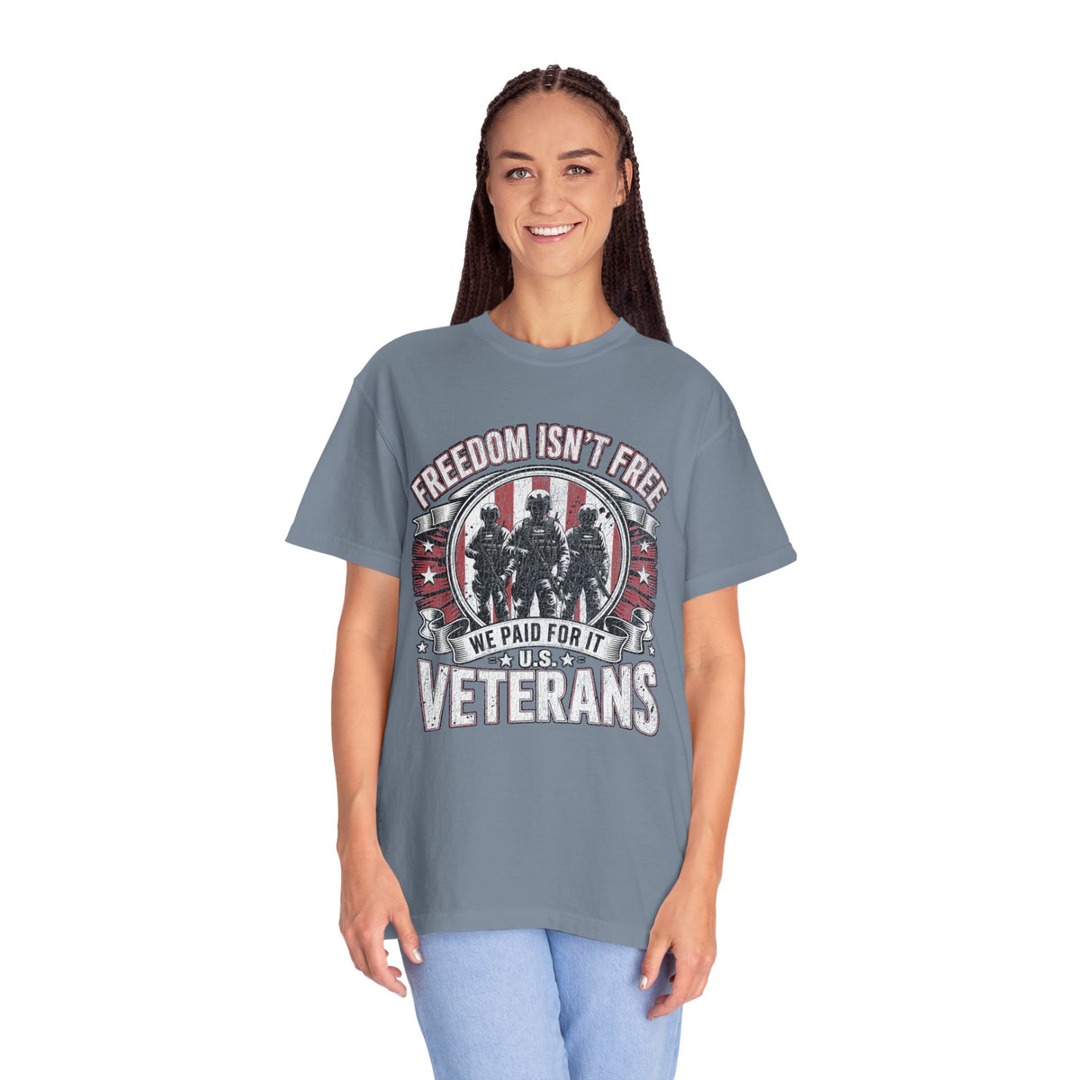 Freedom Isn't Free Veteran Shirt, Military Veteran T Shirt, U.S. Veterans Patriotic Tee, American Flag Military Gift, Veteran Pride Shirt
