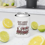 Hot Mess Express Can Cooler, Floral Drink Sleeve, Funny Gift for Busy Moms, Besties, Coworkers and Chaos Coordinators
