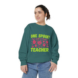 One Spooky Teacher Sweatshirt, Trick or Teach Halloween Crewneck, Cute Educator Gift, Spooky Classroom Shirt, Cute Fall School Outfit