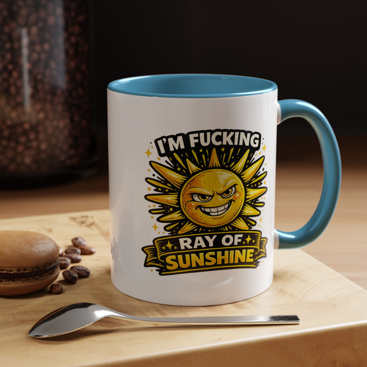 Funny Ray of Sunshine Mug, Sarcastic Sunshine Coffee Cup, Grumpy Personality Gift, Funny Coworker Mug, Humor Coffee Lover Gift