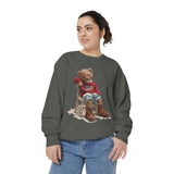 Cute Teddy Bear Sweatshirt, Cozy Bear Crewneck, Aesthetic Plush Bear Pullover, Soft Cute Animal Gift for Women Teens
