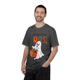 Funny Halloween Ghost Shirt, Where My Boos At Graphic Tee, Spooky Season Drinking Gift for Beer Lover, Fun Adult Costume Party Outfit