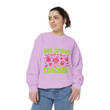One Spooky Teacher Sweatshirt, Trick or Teach Halloween Crewneck, Cute Educator Gift, Spooky Classroom Shirt, Cute Fall School Outfit