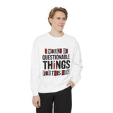Funny Dog Lover Sweatshirt, I Would Do Questionable Things For This Dog Crewneck, Dog Dad Gift, Pet Lover Sweatshirt