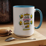 Personalized Coworker Farewell Mug with Name, You Made Work Sweeter Coffee Cup, Leaving Gift from Team, New Job Bee Office Keepsake