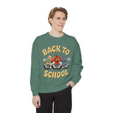 Back to School Sweatshirt, Retro Apple Pencil and Book Pullover, Teacher Crewneck, First Day Classroom Outfit, Educator Gift, School Staff
