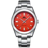 Automatic Watch for Men Mechanical Stainless Steel Luxury Red Yellow Sky Blue Green Colorful Rainbow 41mm Reloj Hombre Baratos