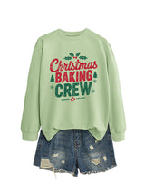 Ladies' Christmas baking crew sweatshirt