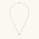 1 Carat Moissanite 925 Sterling Silver Pendant Necklace