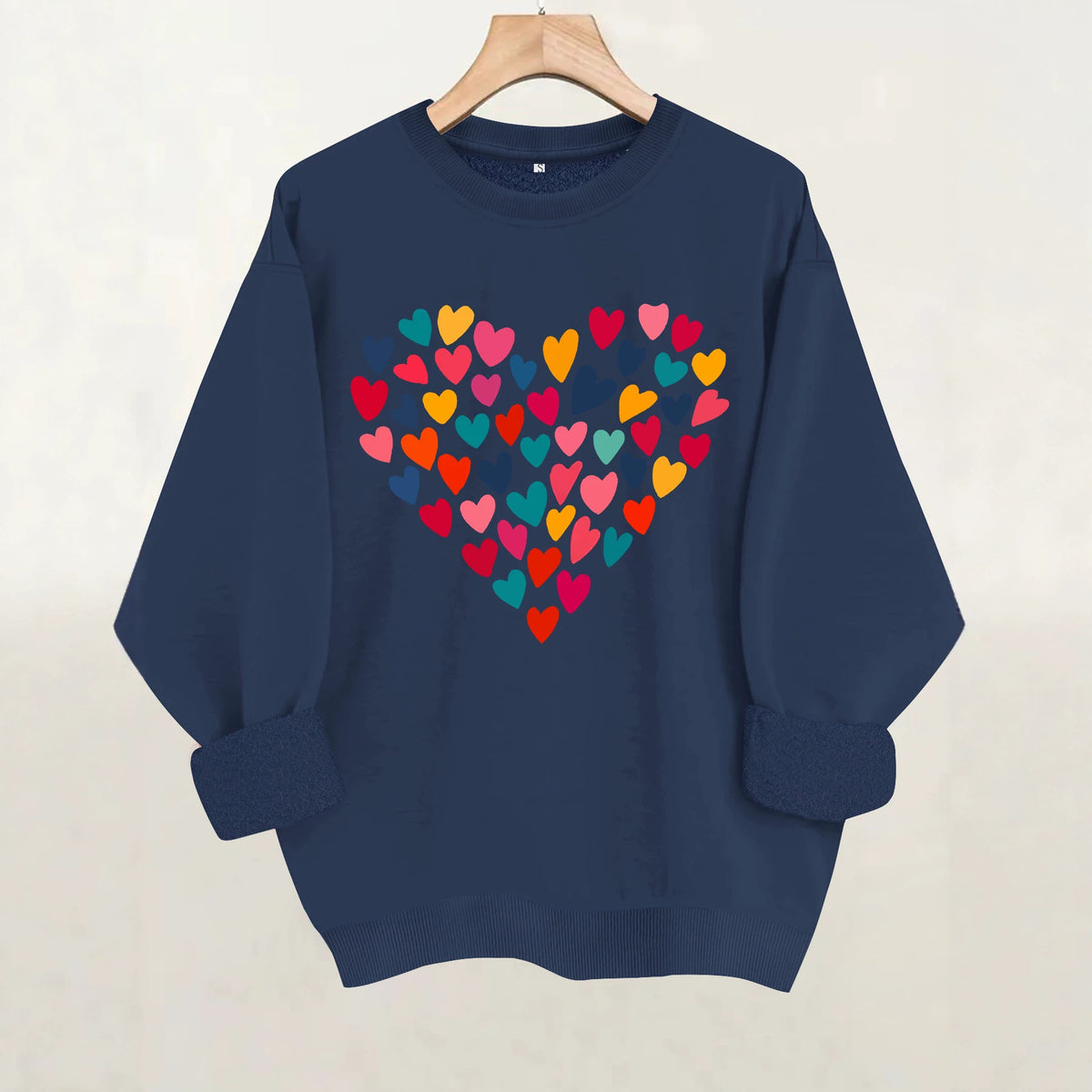 Long sleeved fleece hoodie
