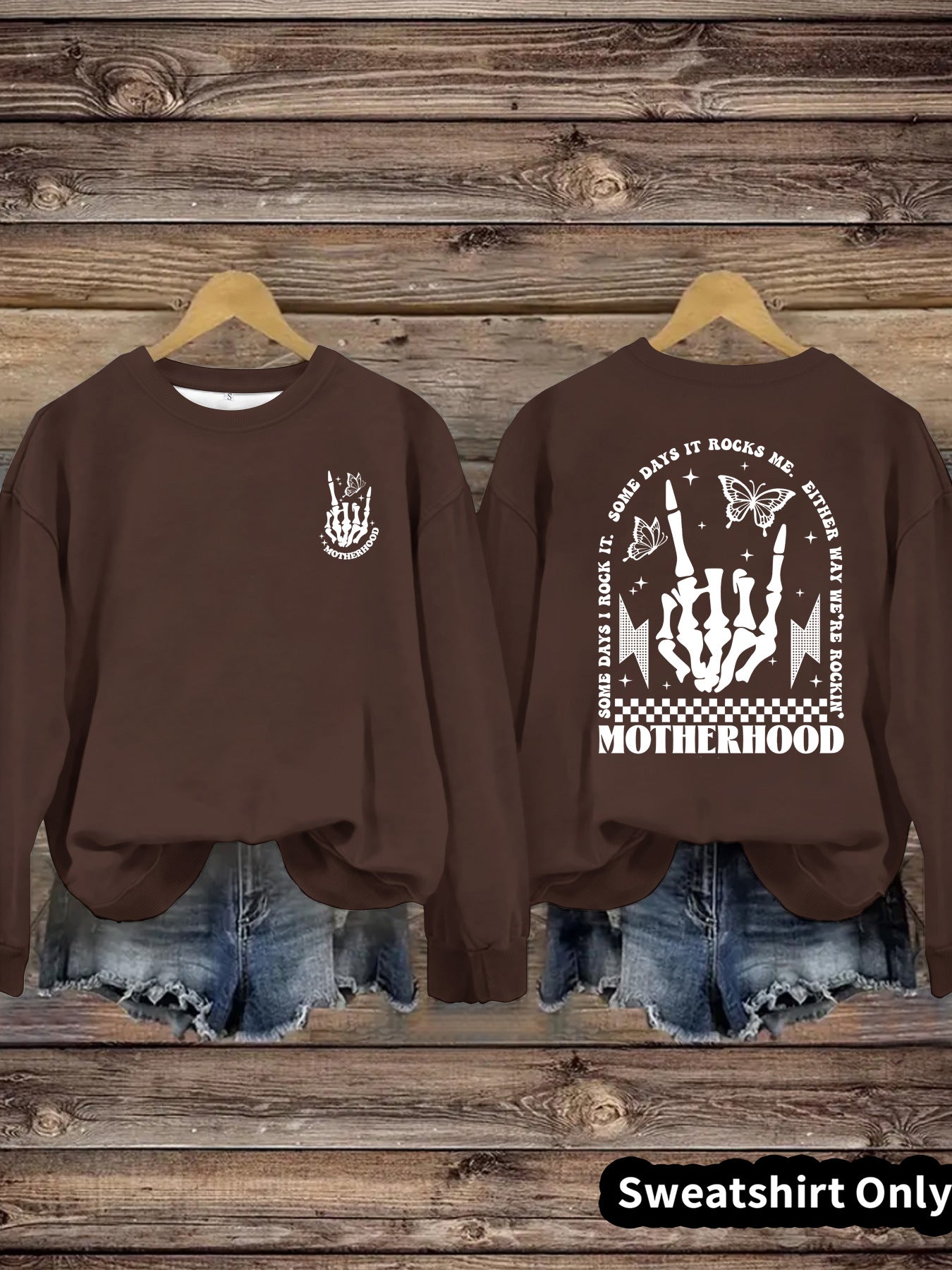 Printed pullover sweatshirt sweatshirt