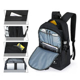 New school season backpack new large zipper Harajuku schoolbag Oxford cloth backpack