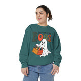 Funny Halloween Ghost Sweatshirt, Where My Boos At Party Pullover, Spooky Season Drinking Gift for Beer Lover, Adult Costume Party Outfit