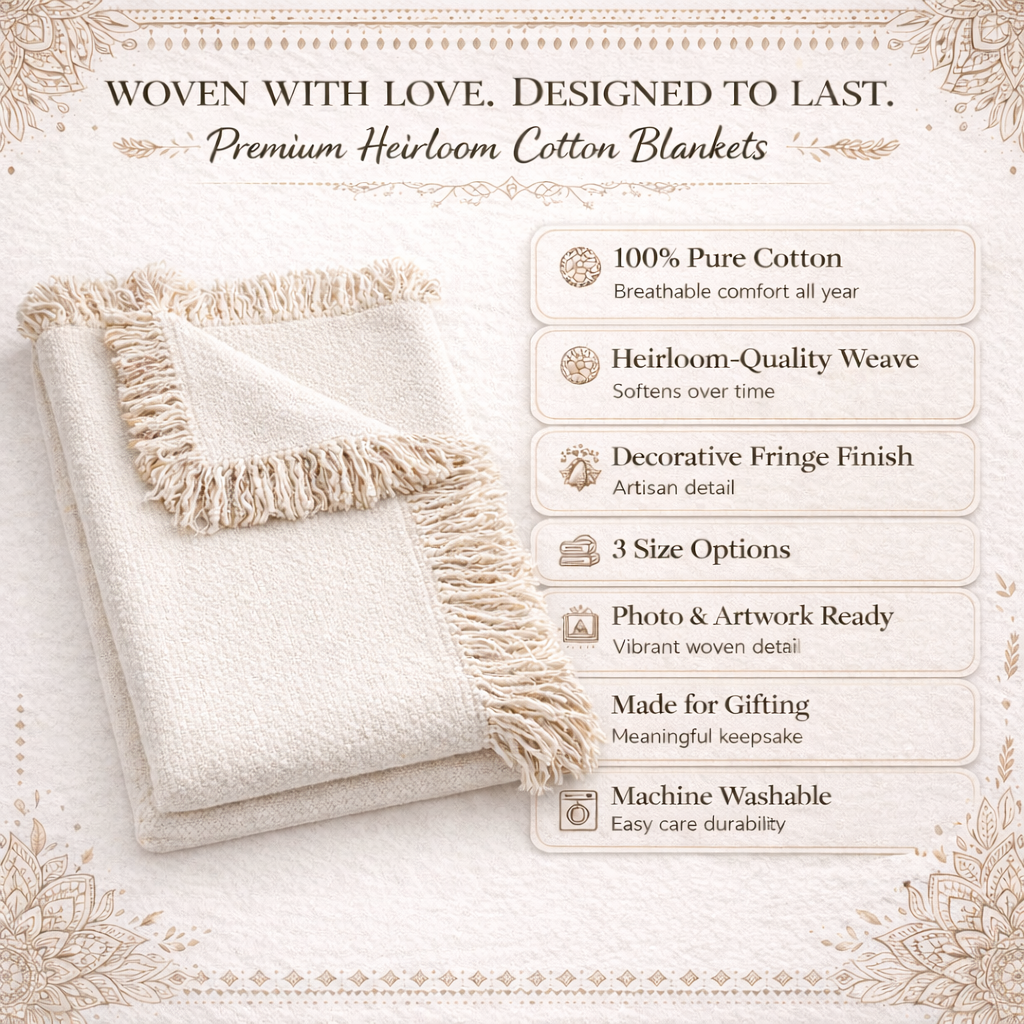Celestial Sun and Moon Woven Blanket, Boho Astrology Throw Blanket, Cozy Celestial Home Decor, Witchy Gift for Her, Moon Phase Bedding Accent