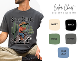 Funny Frog Cowboy Comfort Shirt, Sorry Gotta Go The Vibes Are Off Tee, Raccoon Meme Tshirt, Western Humor Shirt