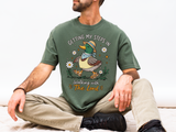 Christian Duck Comfort Colors Shirt, Walking with the Lord Graphic Tee, Cute Faith Based Duck Shirt, Trendy Christian Comfort Tee