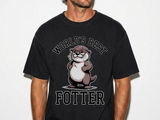 Funny Otter Dad Comfort Colors Shirt, World’s Best Fotter Graphic Tee, Cute Father’s Day Shirt, Animal Lover Dad Gift Tee