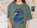 Patriotic Eagle Graphic T Shirt, Vintage America 250 Tee, Land of the Free Shirt, Fourth of July USA Graphic Tee for Men Women