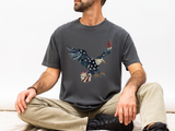 Patriotic Eagle Graphic Tee, Vintage USA Bird Shirt, Americana Freedom T Shirt, Fourth of July Eagle Shirt for Women