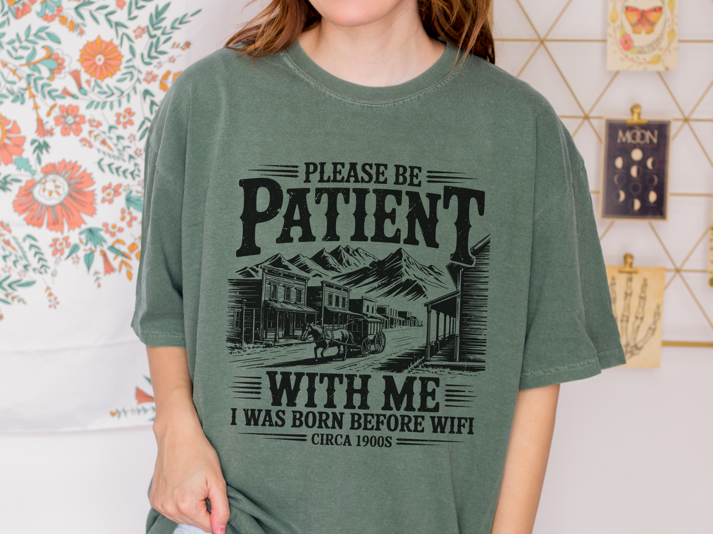 Funny Before Wifi Shirt, Please Be Patient With Me Tee, Retro Internet Humor T-Shirt, Gen X Gift, Millennial Graphic Tee