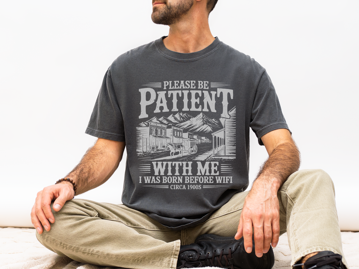 Funny Before Wifi Shirt, Please Be Patient With Me Tee, Retro Internet Humor T-Shirt, Gen X Gift, Millennial Graphic Tee