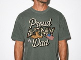 Proud Army Dad Shirt, Military Dad Graphic Tee, Patriotic Father T-Shirt, Army Family Support Gift, Veteran Dad Apparel