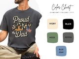 Proud Army Dad Shirt, Military Dad Graphic Tee, Patriotic Father T-Shirt, Army Family Support Gift, Veteran Dad Apparel