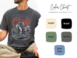 Cool Grandpas Club Shirt with Cowboy Grandpa Riding Horse, Funny Western Grandpa Tee, Rustic Grandfather Gift for Fathers Day