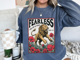 Fearless Christian Sweatshirt, I Will Not Be Afraid Crewneck, Faith Based Bible Verse Sweatshirt, Christian Gift for Women Men