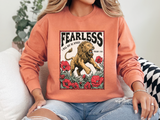 Fearless Christian Sweatshirt, I Will Not Be Afraid Crewneck, Faith Based Bible Verse Sweatshirt, Christian Gift for Women Men