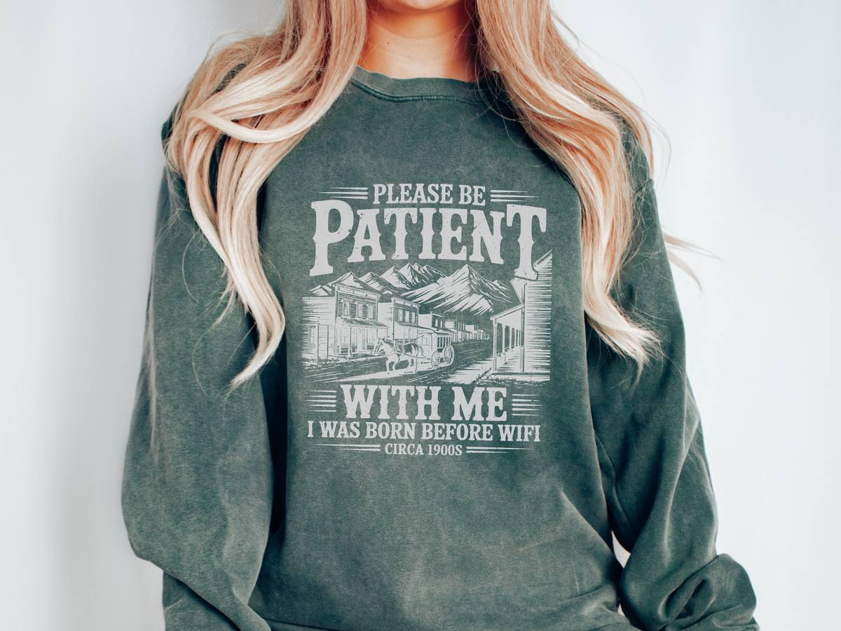 Please Be Patient With Me Sweatshirt, Mental Health Reminder Crewneck, Kindness Quote Sweatshirt, Comfort Gift for Friends