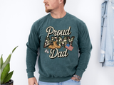 Proud Army Dad Sweatshirt, Military Dad Crewneck, Patriotic Army Father Gift, Support Our Troops Sweatshirt, Veteran Family Apparel