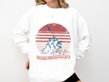 Strength Through Unity Comfort Sweatshirt, America 250 Years Patriotic Crewneck, Vintage USA Independence Day Gift Sweatshirt