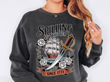 Spilling The Tea Since 1773 Comfort Colors Sweatshirt, Funny Boston Tea Party Crewneck, American History Humor