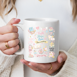 Christian Faith Hope Love Mug, Inspirational Bible Verse Coffee Mug, Jesus Is Everything Gift, Religious Mug for Women