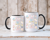 Christian Faith Hope Love Mug, Inspirational Bible Verse Coffee Mug, Jesus Is Everything Gift, Religious Mug for Women