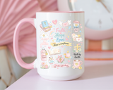 Christian Faith Hope Love Mug, Inspirational Bible Verse Coffee Mug, Jesus Is Everything Gift, Religious Mug for Women