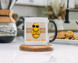 Born to Be a Boss Mug, Funny Boss Coffee Mug, Leadership Gift for Manager, Entrepreneur Coffee Cup, Office Desk Gift