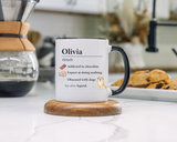 Personalized Definition Mug, Custom Name Coffee Mug for Women, Dog Lover Gift, Personalized Best Friend Mug, Unique Birthday Cup