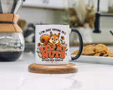 Funny Squirrel Coffee Mug, Keep My Nuts Together Today Mug, Cute Squirrel Humor Gift, Office Coffee Cup, Stress Relief Mug for Coworkers