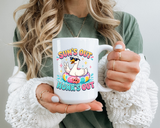 Funny Goose Summer Coffee Mug, Sun's Out Honk's Out Mug, Cute Goose Pool Float Cup, Beach Vacation Gift, Summer Lover Mug