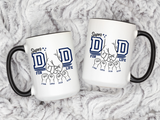 Personalized Super Dad Coffee Mug, Custom Dad Mug with Kids Names, Father's Day Gift for Dad, Dad for Life Coffee Cup, Gift from Children