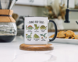 Dinosaur Encouragement Mug, Dino Pep Talk Coffee Mug, Motivational Dinosaur Gift for Kids, Teacher Classroom Positive Mindset Mug