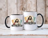 Funny Jesus Coffee Mug, I Didn't Say That Jesus Mug, Christian Humor Mug, Faith Based Coffee Cup, Church Friend Gift